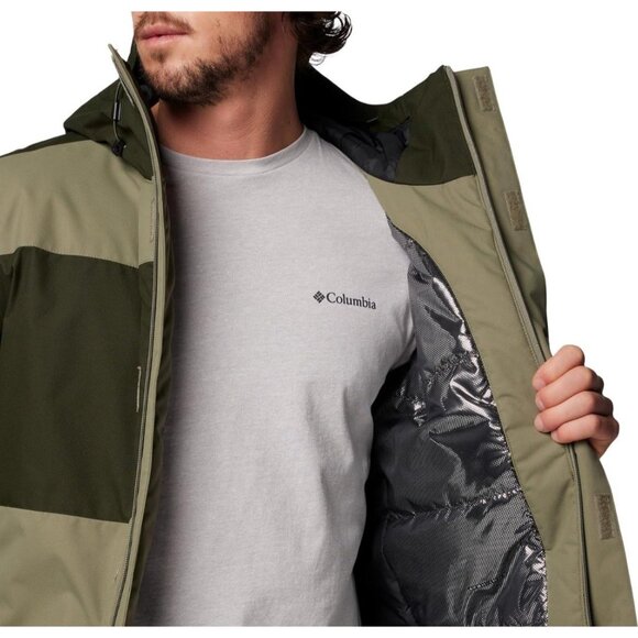 Columbia Green Tipton Peak III Omni Heat Insulated Jacket Men’s XLT Big & Tall - Picture 4 of 9